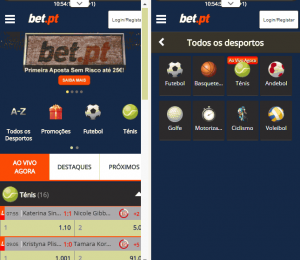 application Bet.pt