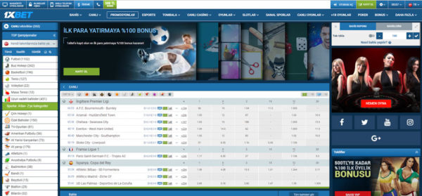 1xBet Código bônus Turquia